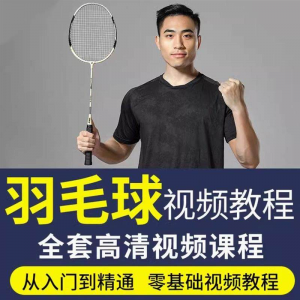 羽毛球视频教程少儿童成人零基础自学课程战术训练教学技巧培训-虚拟货源仓