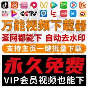抖音快手短视频批量下载无水印西瓜下载软件网页一键采集高清素材-虚拟货源仓