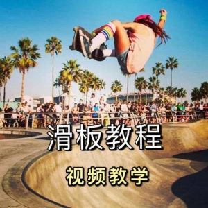 长板滑板双翘滑板教学视频教程初学者新手零基础入门自学花样刷街-虚拟货源仓