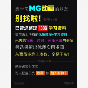 全套AE制作MG动画视频教学课程动效设计零基础自学培训教程资料-虚拟货源仓