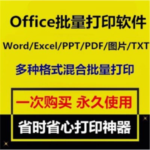 Office批量打印软件工具 Word/Excel/PPT/图片/PDF批量打印软件-虚拟货源仓