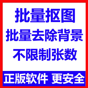 批量抠图工具 全自动去除图片背景软件 本地运行 不限制张数-虚拟货源仓