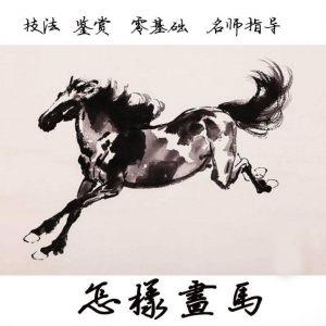 怎么画马视频教程教学自学画马技巧全套零基础入门到提高名水墨画-虚拟货源仓