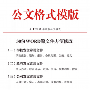 公文模板写作规范格式模板行政公函会议纪要通知范例大全电子版-虚拟货源仓