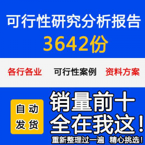 项目可行性研究分析报告案例品牌融资投资研究资料方案大全模板-虚拟货源仓