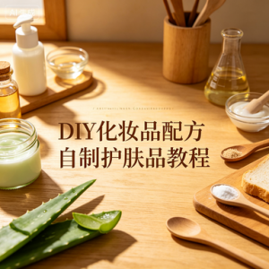 DIY化妆品配方自制护肤品教程学习资料手工制作大全芦荟胶水乳霜-虚拟货源仓