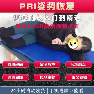 pri姿势恢复技术视频教程呼吸动力技术姿势恢复纠正训练培训课程-虚拟货源仓