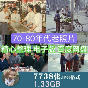 中国70-80年代城市生活老照片人文纪实摄影作品集JPG图片电子版-虚拟货源仓