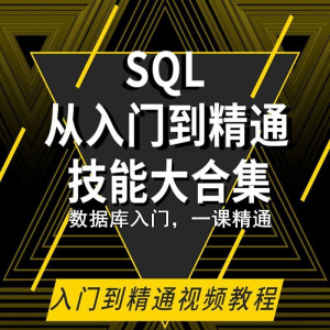 SQL相关数据库视频教程零基础入门到高级Oracle+Hive培训教学课程-虚拟货源仓